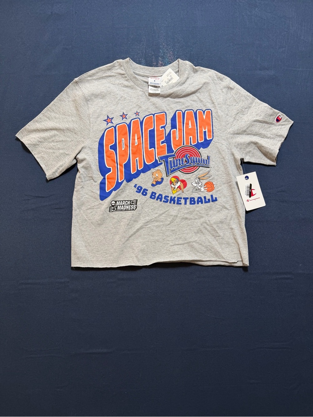 Champion 90% Cotton 10% Viscose Size S NWT Space Jam Tune Squad T-Shirt
